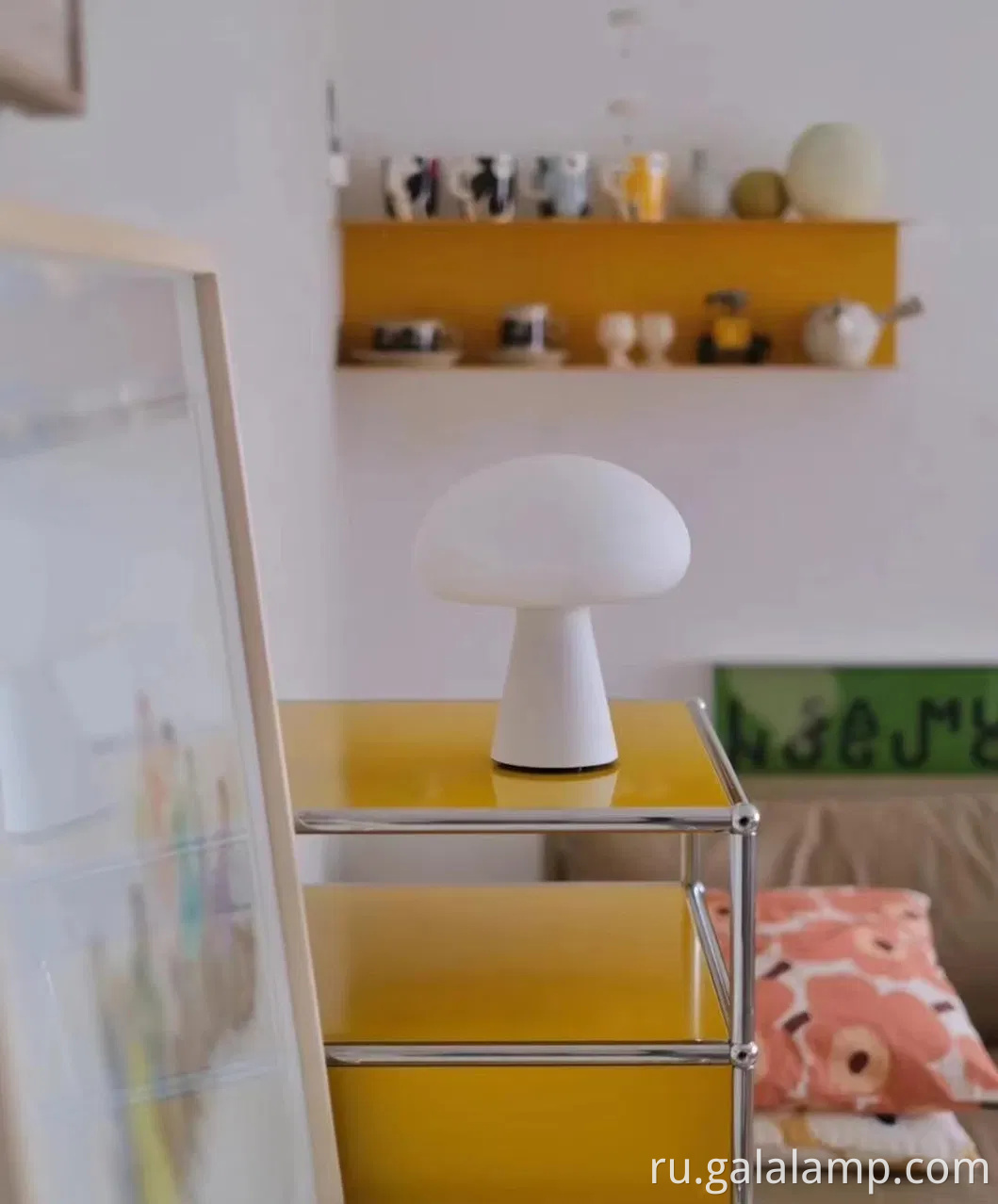 Светящаяся грибная лампа RGBW для кемпинга и вечеринок ночной свет